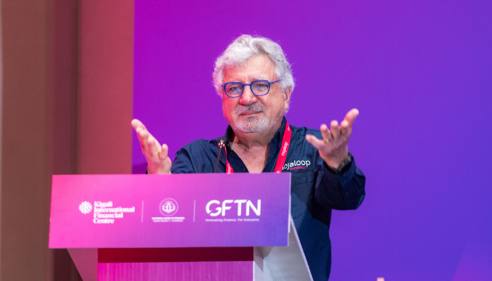 Kosta Peric, Deputy Director, Inclusive Financial Systems, the Gates Foundation, speaking at the Inclusive Fintech Forum in March 2026.