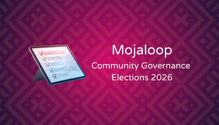 Tablet showing checkboxes - Mojaloop Community Governance Elections 2026